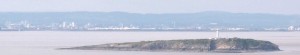 Flat Holm from Steep Holm